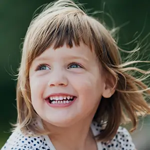 Child with healthy smile